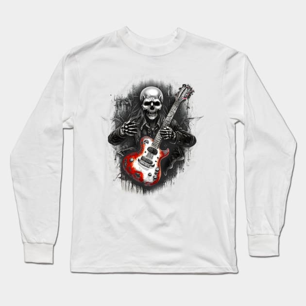 Hard Rock Metal Grunge style art Long Sleeve T-Shirt by Dope_Design